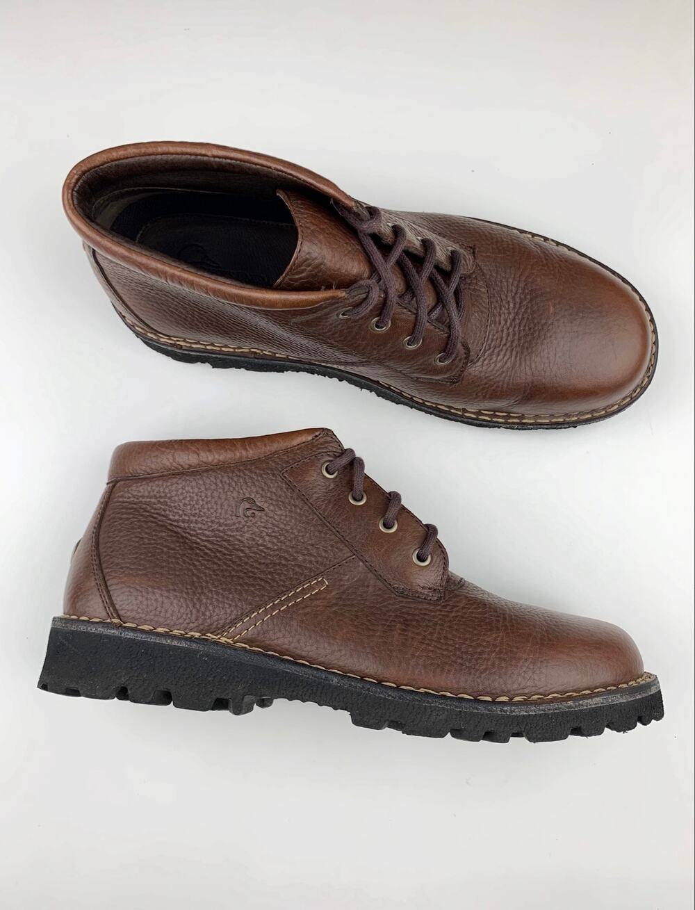 Ducks Unlimited by HS Trask Boots Mid Top Brown Leather Lace Up Men's 13